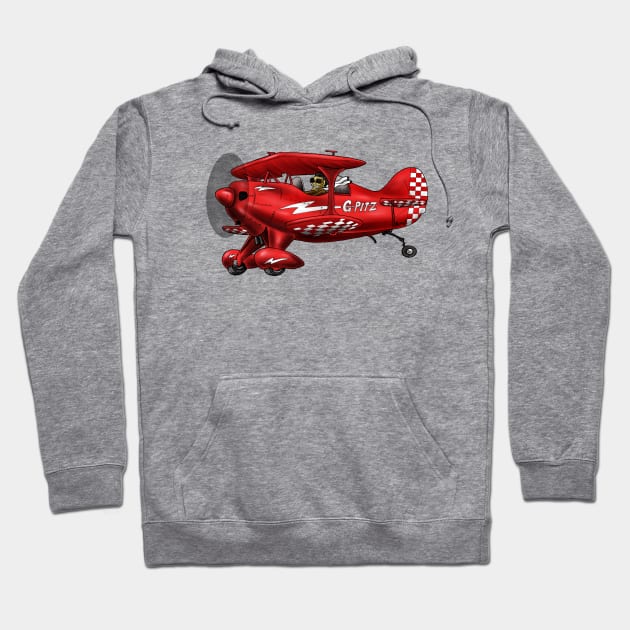 Aerobatics Pitts Hoodie by Funky Aviation